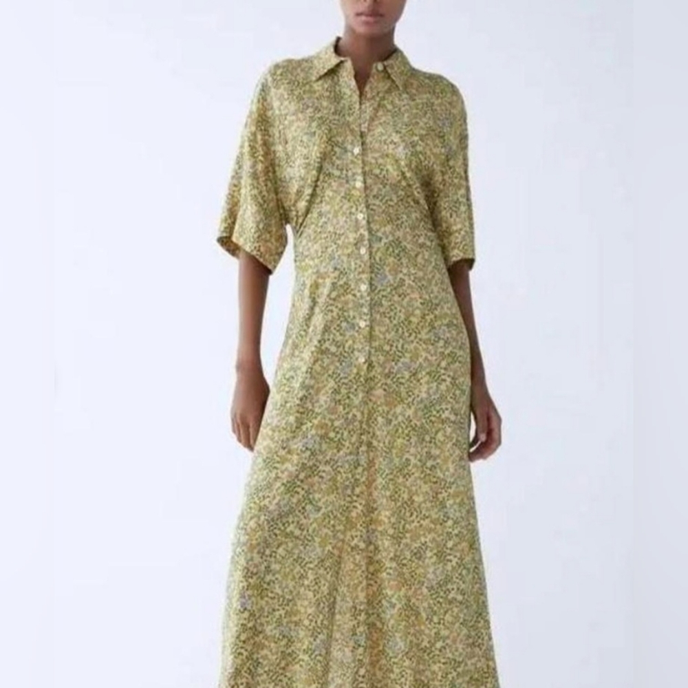 Zara floral dress